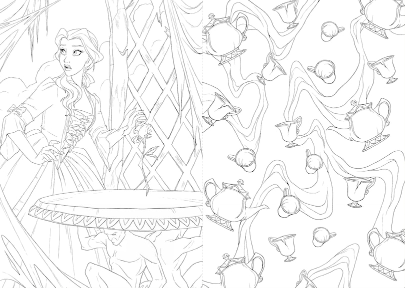 Sample content_Art of Coloring: A Twisted Tale