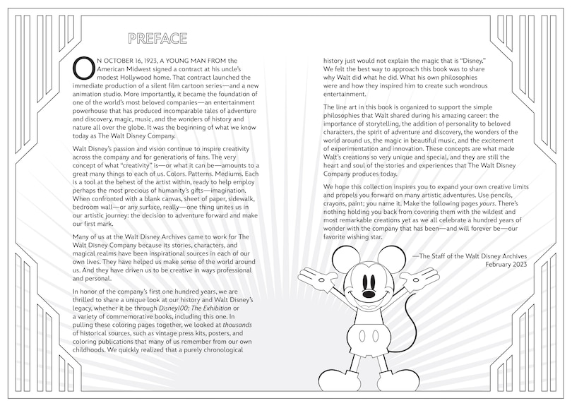 Sample content_Art of Coloring: Disney 100 Years of Wonder