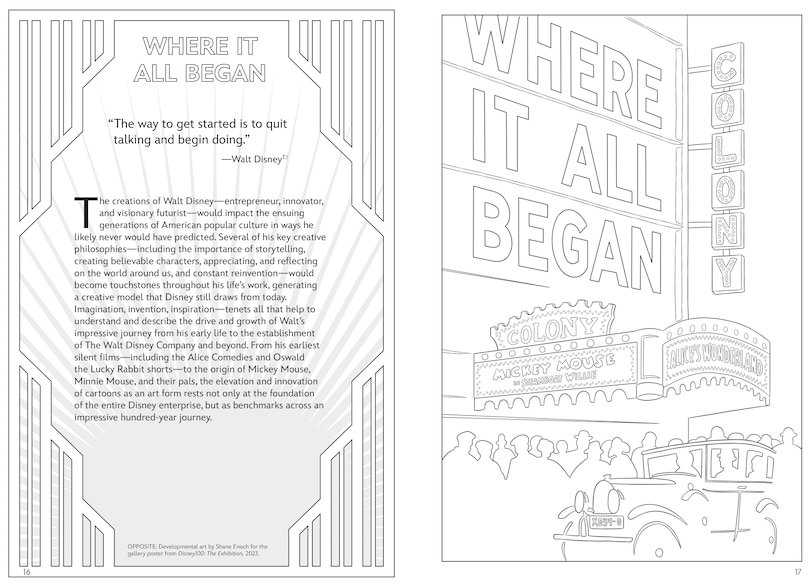Sample content 2_Art of Coloring: Disney 100 Years of Wonder