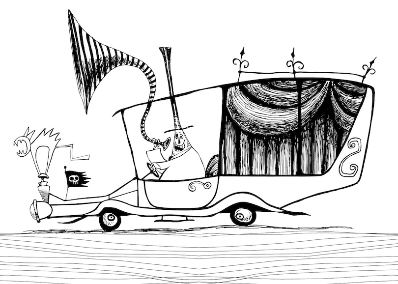 Sample content_Art of Coloring: Disney Tim Burton's The Nightmare Before Christmas