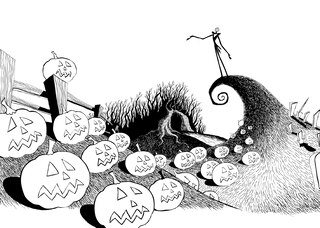 Sample content 4_Art of Coloring: Disney Tim Burton's The Nightmare Before Christmas