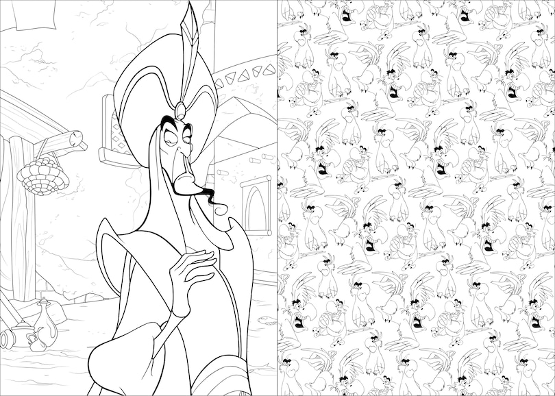 Aperçu du contenu_Art Of Coloring: Disney Villains