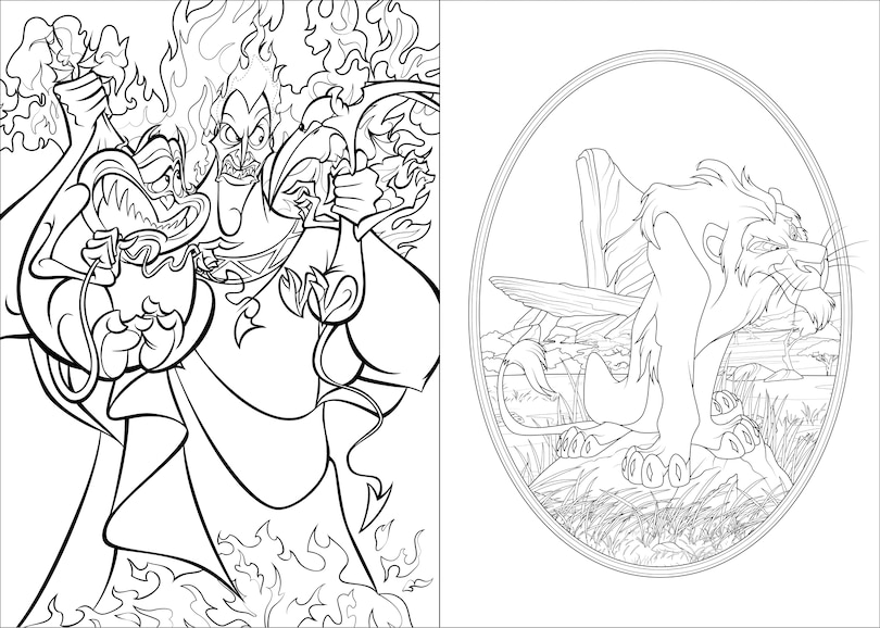 Aperçu du contenu 4_Art Of Coloring: Disney Villains
