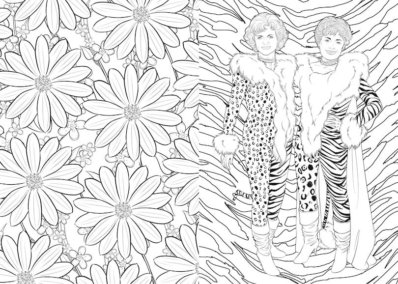 Sample content 3_Art Of Coloring: Golden Girls