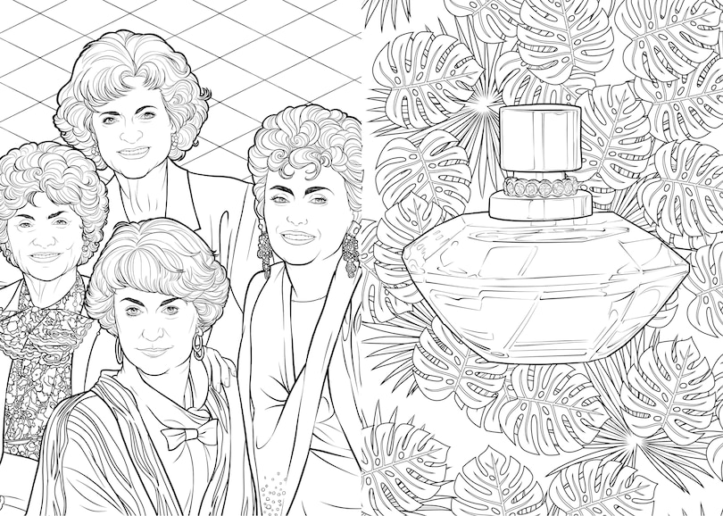 Sample content 4_Art Of Coloring: Golden Girls