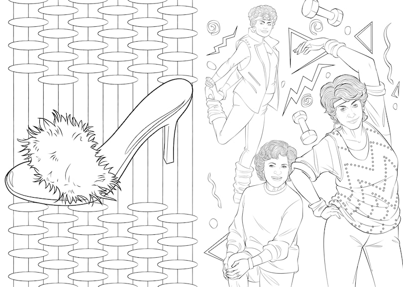 Sample content 5_Art Of Coloring: Golden Girls