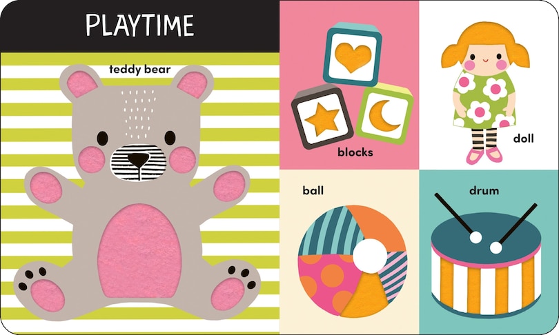 Aper&ccedil;u du contenu_At Home: A Touch-and-Feel First Words Book