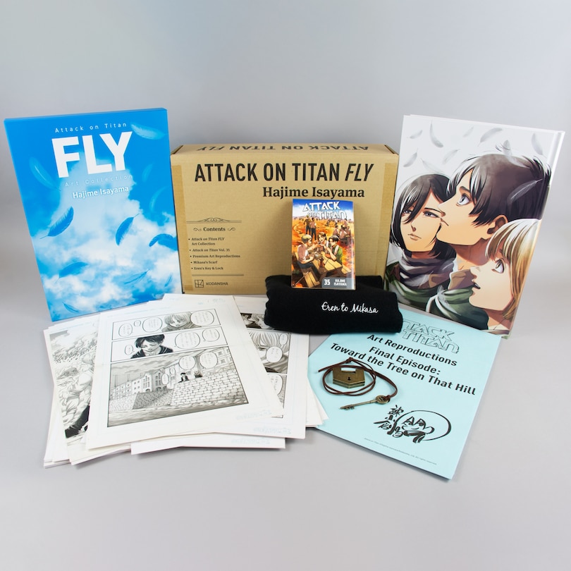 Sample content 2_Attack on Titan 35: FLY Collector's Box Set