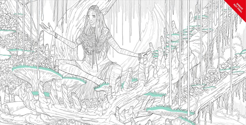 Sample content_Avatar Bioluminescent Coloring Book