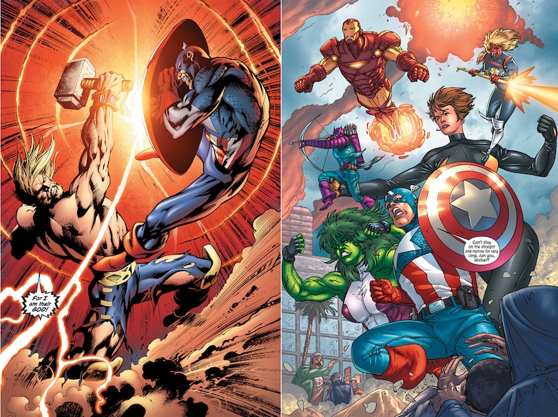 Sample content 2_AVENGERS BY JOHNS & COIPEL OMNIBUS DAVID FINCH COVER