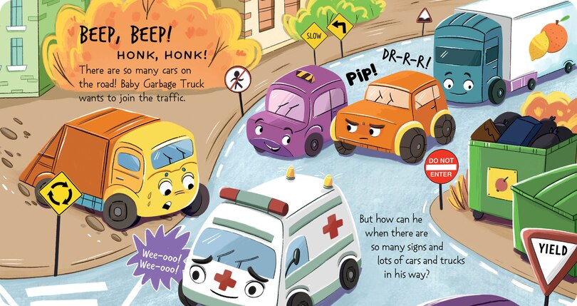 Sample content 3_Baby Garbage Truck Goes to School