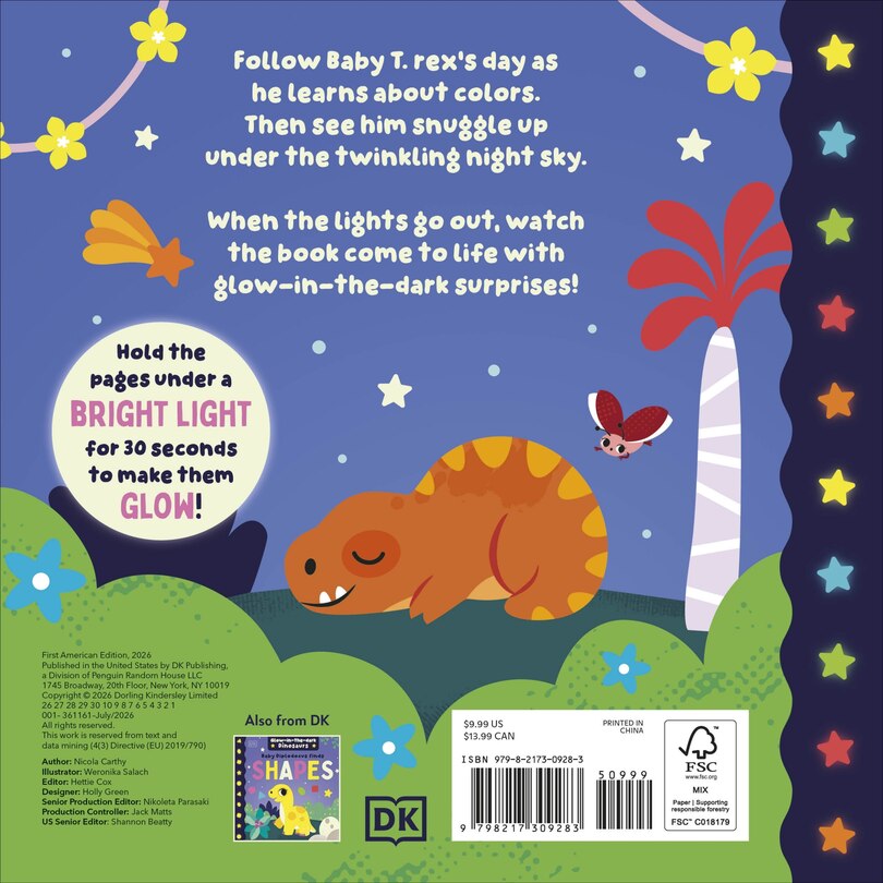Back cover_Baby T. Rex Finds Colors