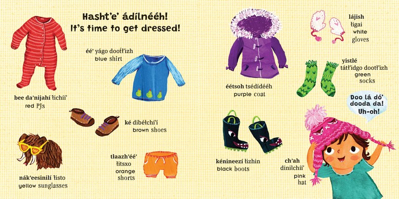 Sample content 3_Baby's First Words (Bilingual Navajo & English)