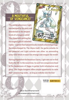 Back cover_Backstabbed in a Backwater Dungeon: My Party Tried to Kill Me, But Thanks to an Infinite Gacha I Got LVL 9999 Friends and Am Out For Revenge (Manga) Vol. 2