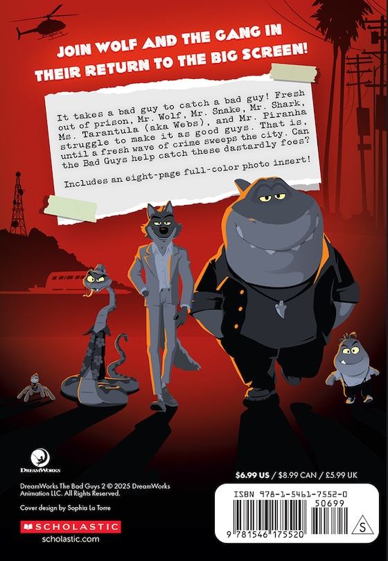 Back cover_Bad Guys Movie 2 Novelization