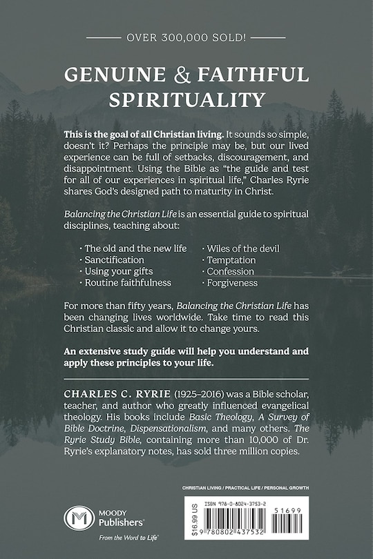 Back cover_Balancing the Christian Life