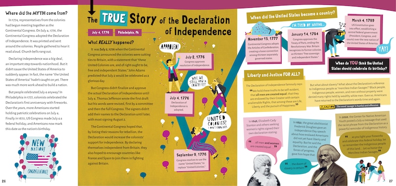 Sample content_Barefoot Books America's Founding Myths...And What REALLY Happened