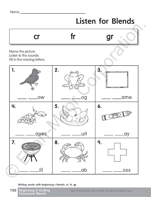 Sample content 4_Basic Phonics Skills, Grade 1 - 2 (Level C) Teacher Resource