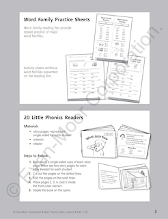 Sample content 2_Basic Phonics Skills, Grade 2 - 3 (Level D) Teacher Resource
