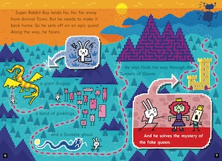 Aper&ccedil;u du contenu 3_Battle of the Super Rabbit Boys!: A Branches Book (Press Start! #18)