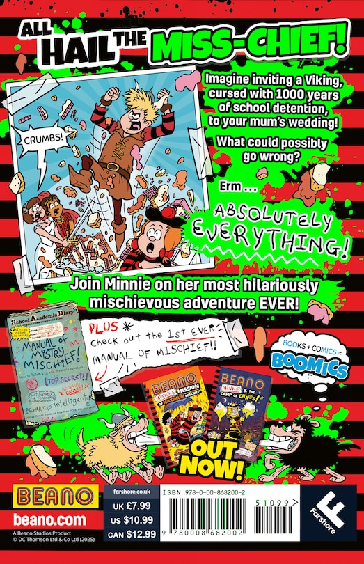 Back cover_Beano: Minnie and the Viking Voyage
