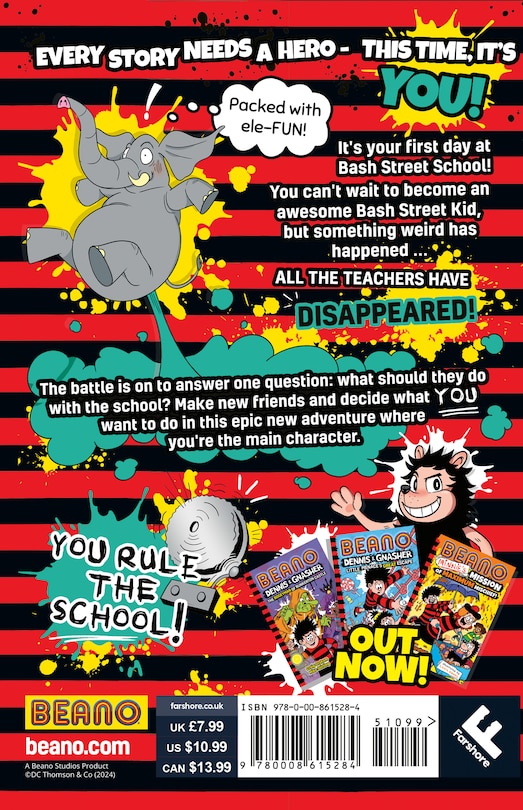 Couverture arri&egrave;re_Beano The Day The Teachers Disappeared