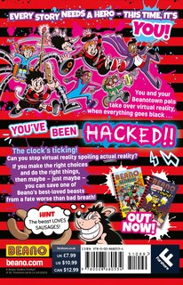 Back cover_Beano: The Day We Got Uploaded (Beano Fiction Pick Your Own Story, Book 2)