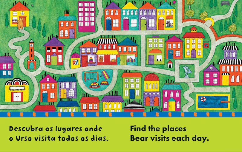 Aper&ccedil;u du contenu_Bear About Town (Bilingual Portuguese & English)