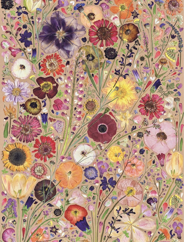 Sample content_Beautiful Blooms Wrapping Paper Book