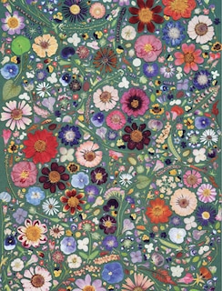 Sample content 3_Beautiful Blooms Wrapping Paper Book