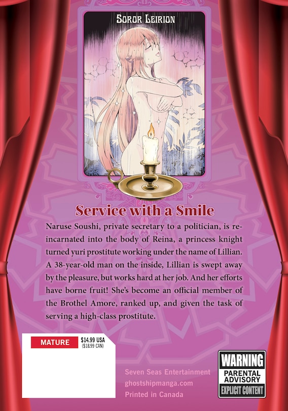 Back cover_Becoming a Princess Knight and Working at a Yuri Brothel Vol. 2