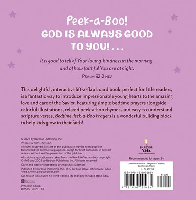 Back cover_Bedtime Peek-a-Boo Prayers