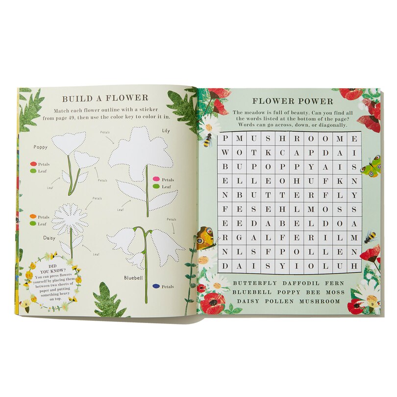 Sample content 4_Bee: A Peek-Through Activity Book: With over 200 stickers