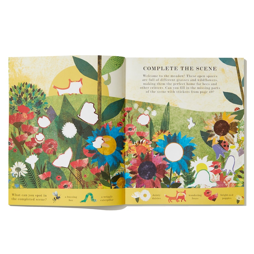 Sample content 5_Bee: A Peek-Through Activity Book: With over 200 stickers