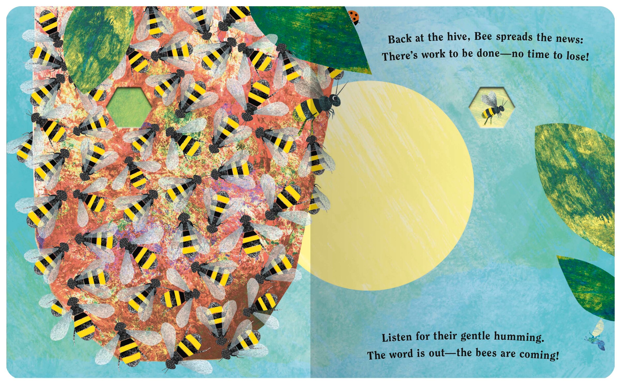 Bee: A Peek-through Board Book Book By Britta Teckentrup
