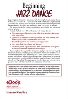 Couverture arri&egrave;re_Beginning Jazz Dance