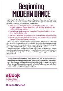 Couverture arri&egrave;re_Beginning Modern Dance