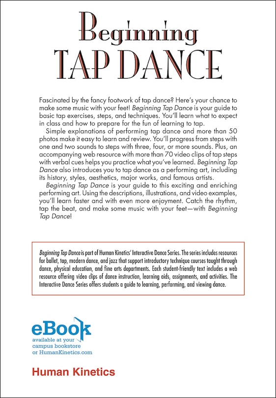 Couverture arri&egrave;re_Beginning Tap Dance