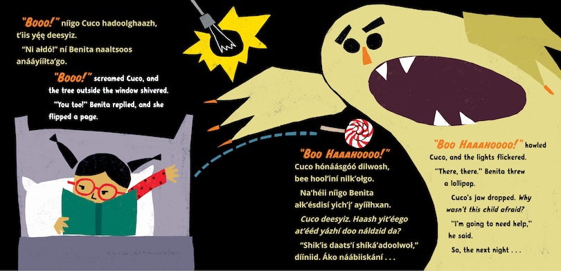 Aperçu du contenu 4_Benita and the Night Creatures (Bilingual Navajo & English)