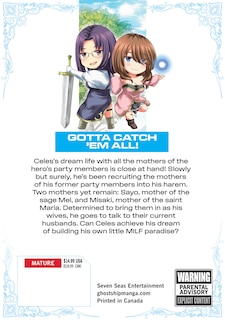 Back cover_Betrayed by the Hero, I Formed a MILF Party with His Mom! (Manga) Vol. 3