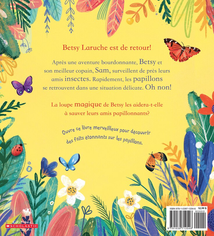 Back cover_Betsy Laruche prot&egrave;ge les papillons