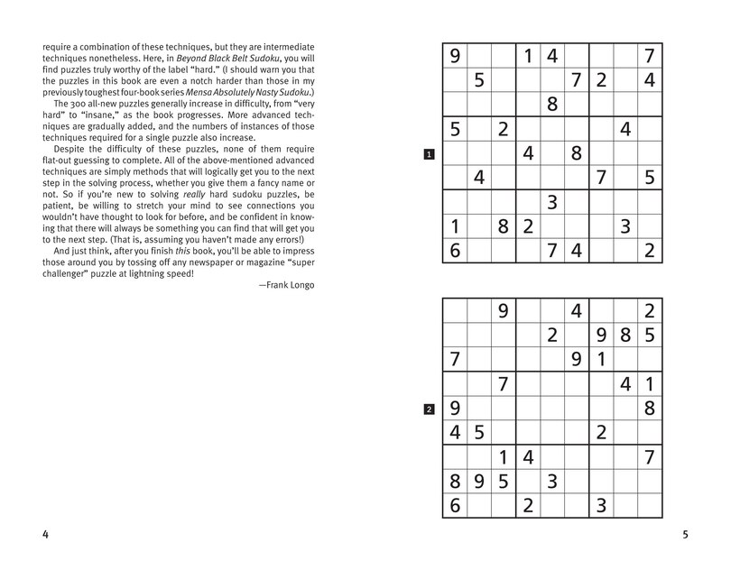 Aperçu du contenu 2_Beyond Black Belt Sudoku