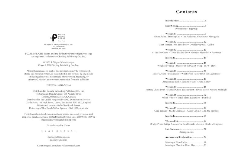 Sample content_Beyond Montague Island: Even More Mysteries And Logic Puzzles