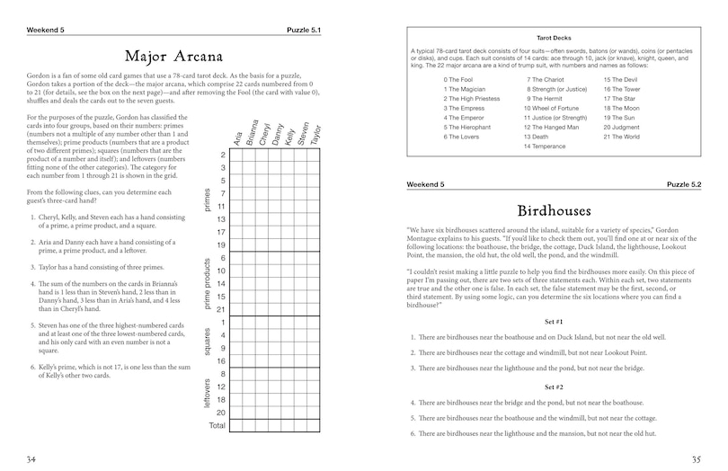 Sample content 5_Beyond Montague Island: Even More Mysteries And Logic Puzzles