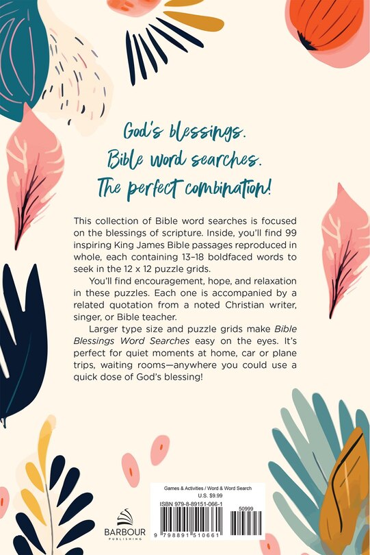 Back cover_Bible Blessings Word Searches