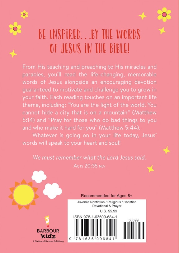 Back cover_Bible Devotions for Girls