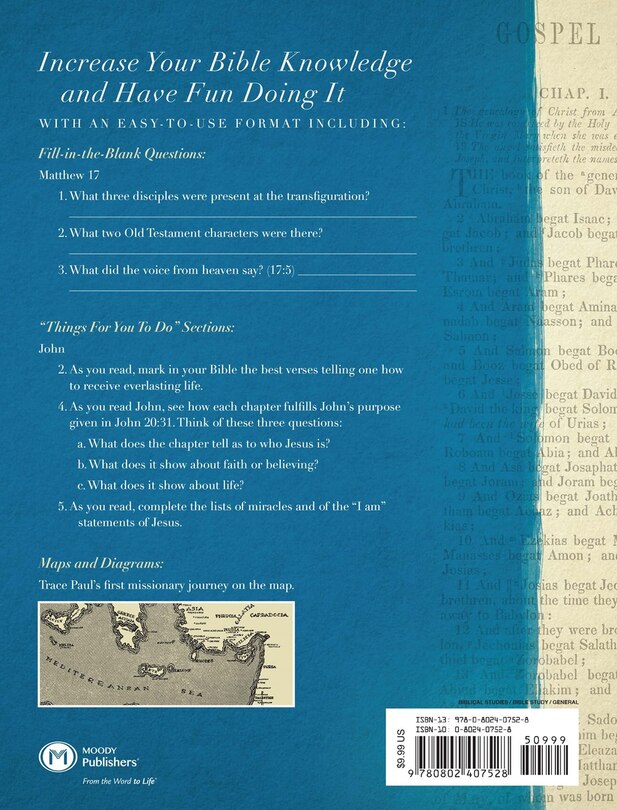 Back cover_Bible Workbook Volume 2 New Testament