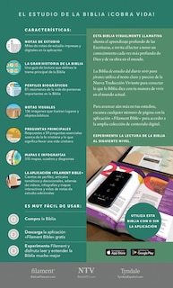 Couverture arrière_Biblia de Estudio del Diario Vivir Para Jóvenes Ntv Con Filament (Tapa Dura, Verde, Índice, Letra Roja)