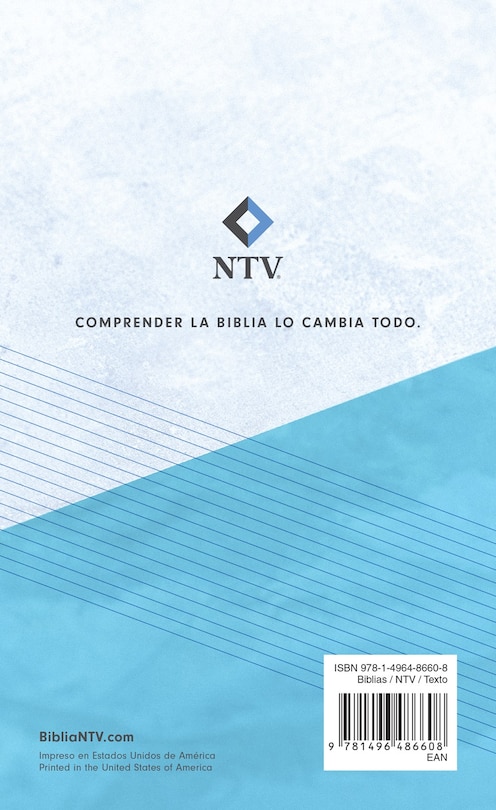 Couverture arrière_Biblia Económica Ntv, Edición Semilla (Tapa Rústica, Azul)