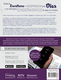 Couverture arrière_Biblia Inspira NTV con Filament  (Tapa dura de SentiPiel, Lavanda)